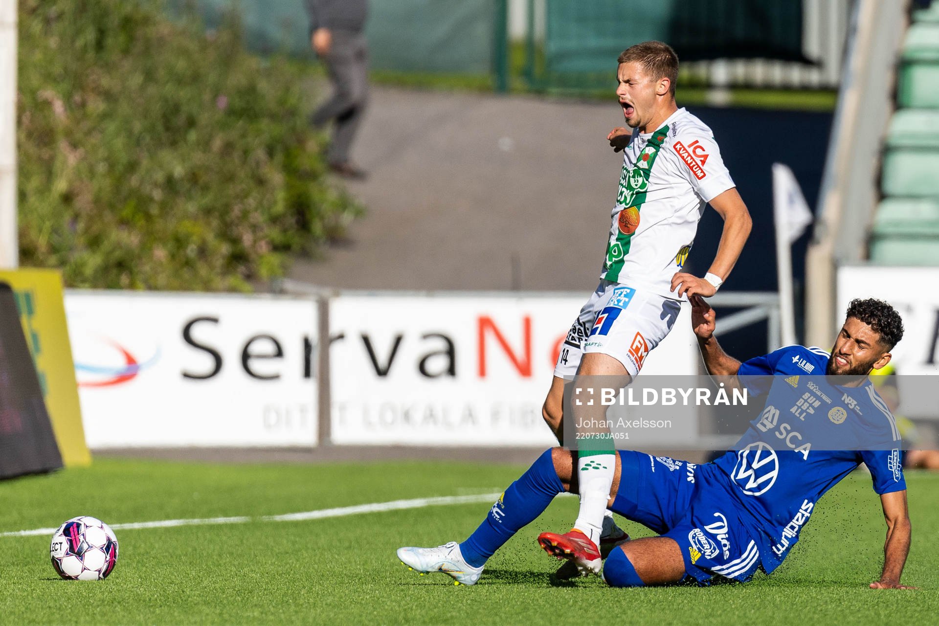 Varbergs Oliver Alfonsi och Sundsvalls Paya Pichkah
