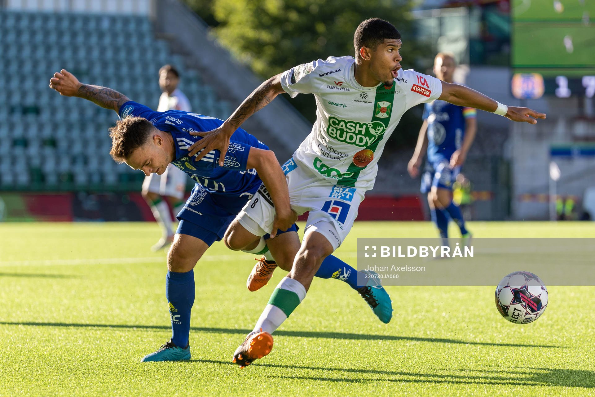 Sundsvalls Pontus Silfwer och Varbergs Luke Le Roux