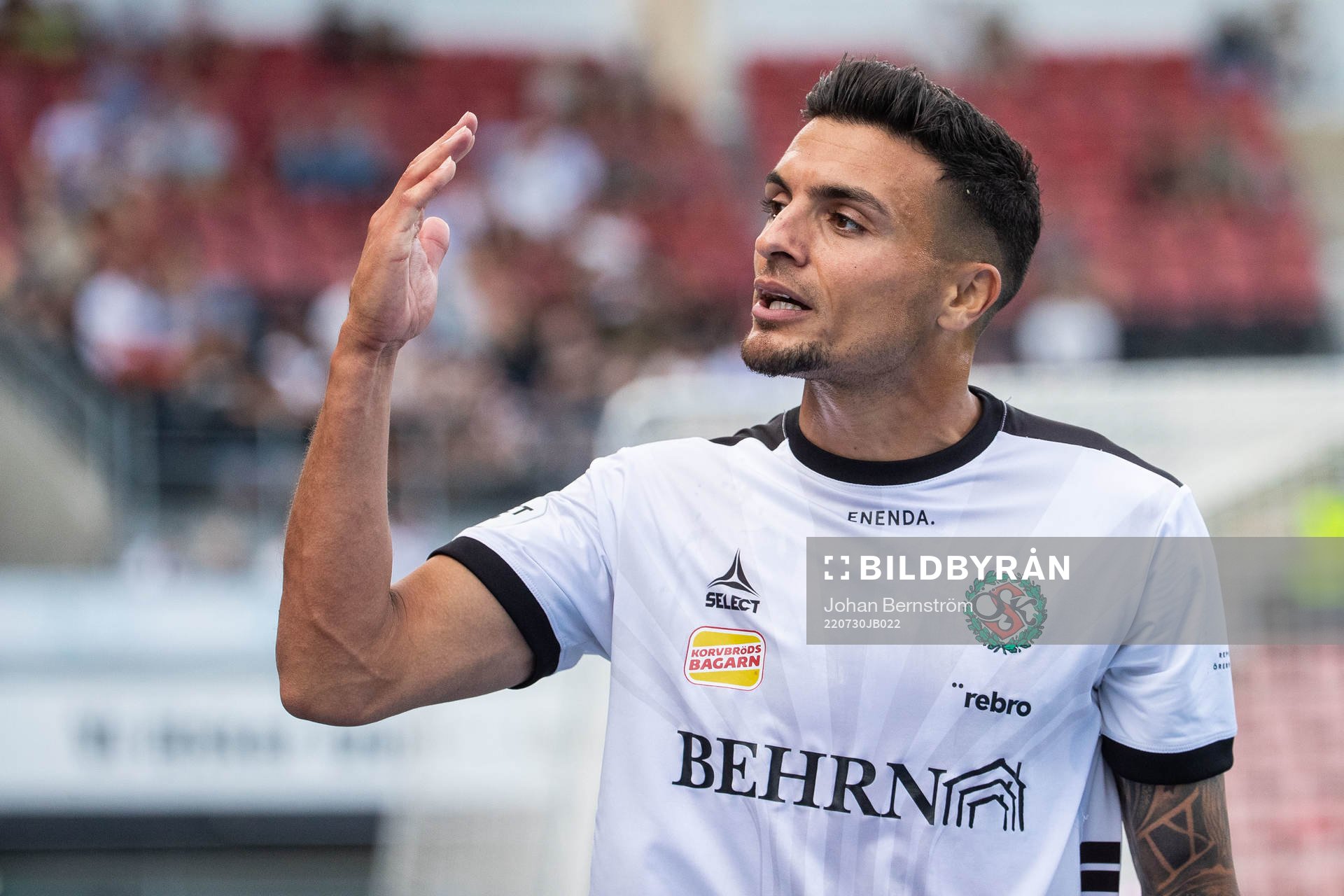 Örebros Ahmed Yasin reagerar