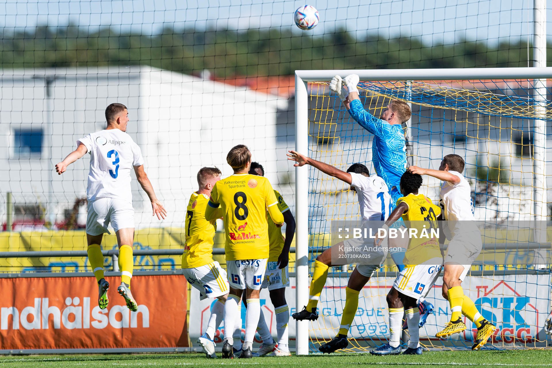Falkenbergs målvakt Tim Erlandsson