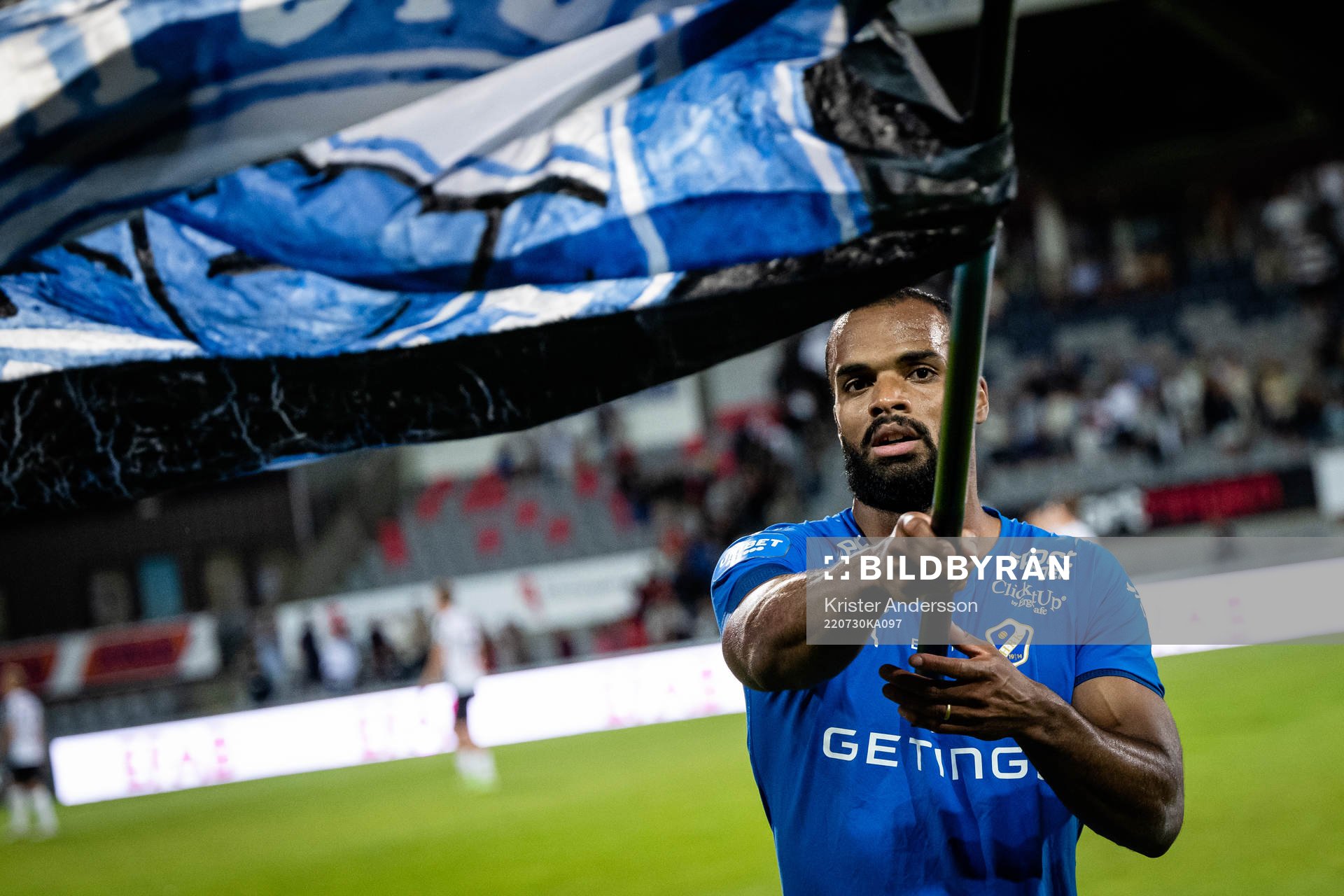 Halmstads Phil Ofosu-Ayeh jublar
