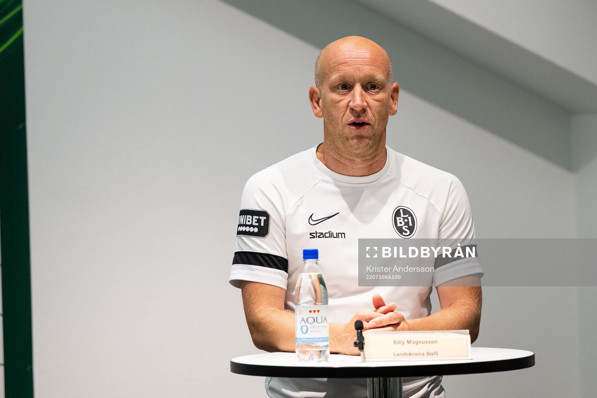 Landskronas tränare Billy Magnusson