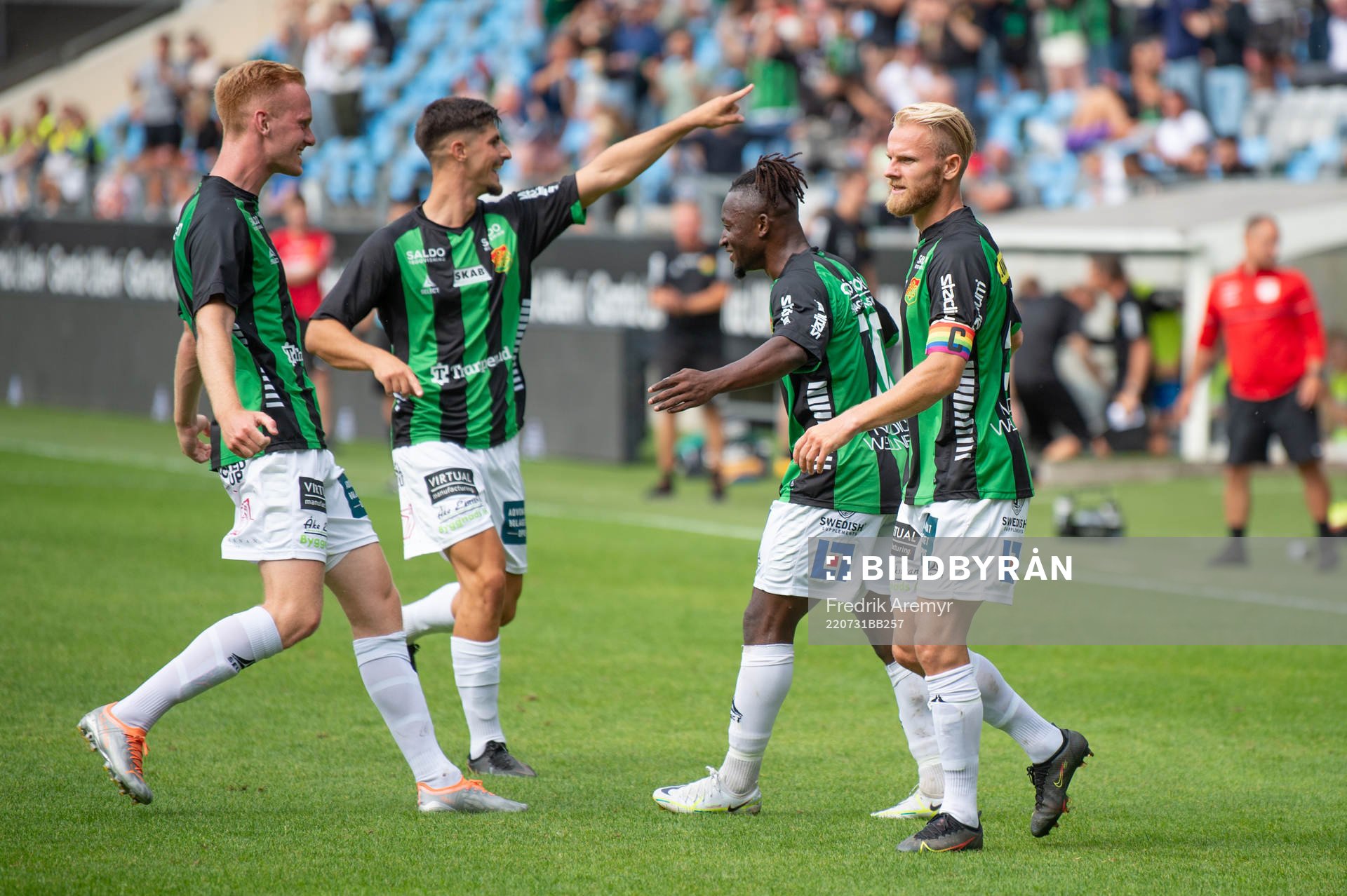 GAIS Viktor Krüger, Emin Grozdanic, Michael Kargbo och