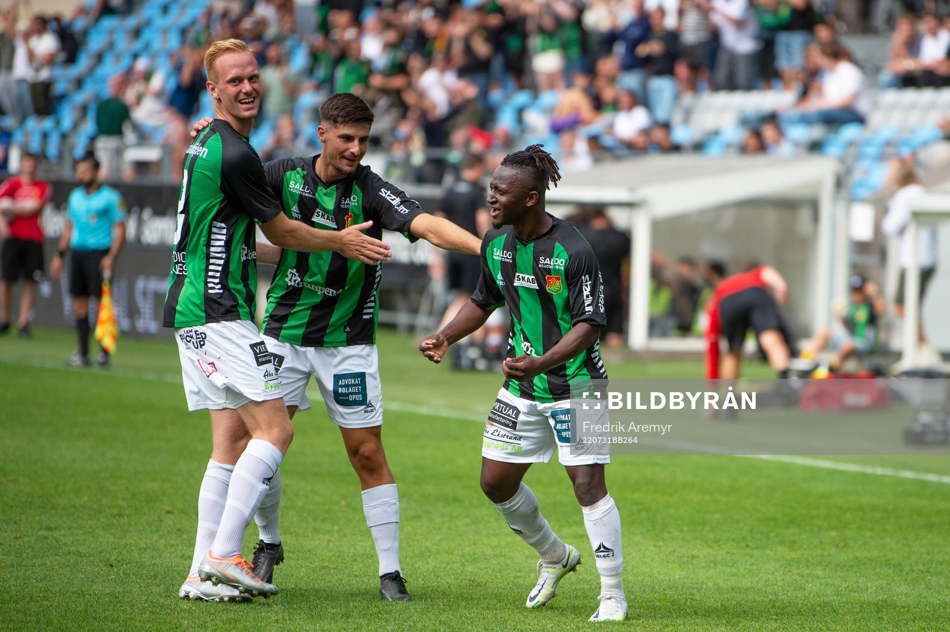 GAIS Viktor Krüger, Emin Grozdanic och Michael Kargbo
