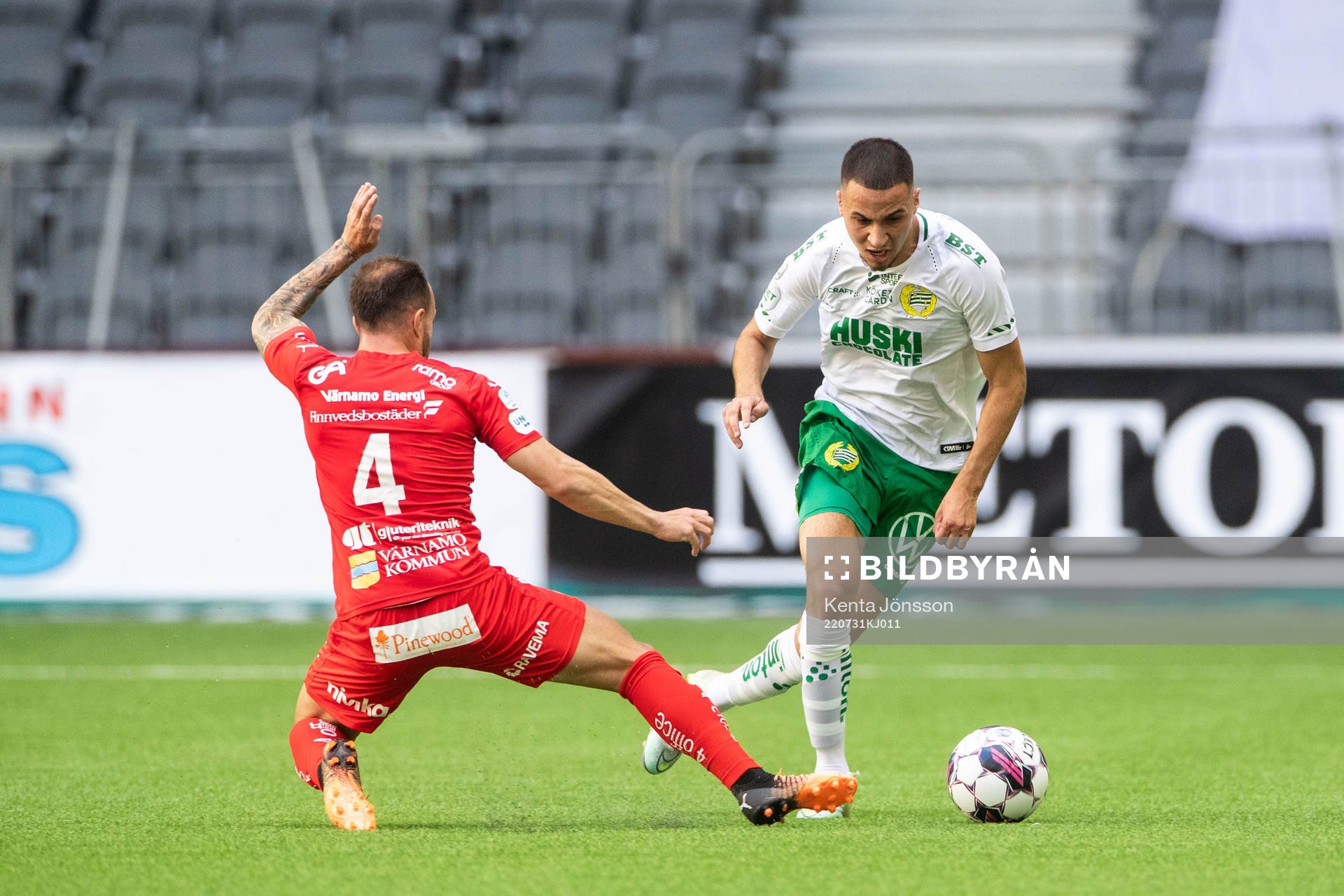 Värnamos Evaldo Nascimento Lamaur Neto och Hammarbys