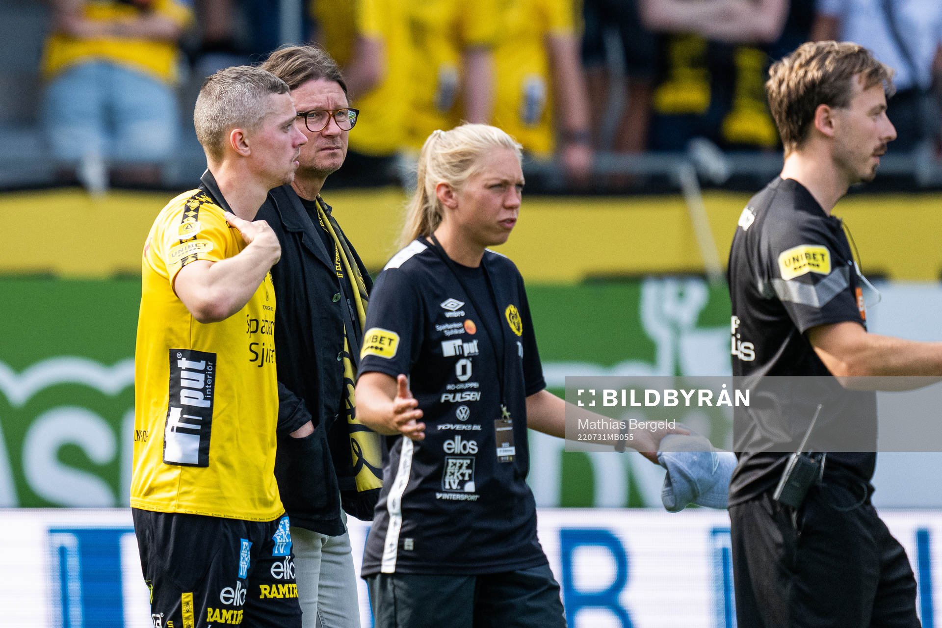 Elfsborgs Andre Ibsen Rømer och sportchef Stefan Andreasson