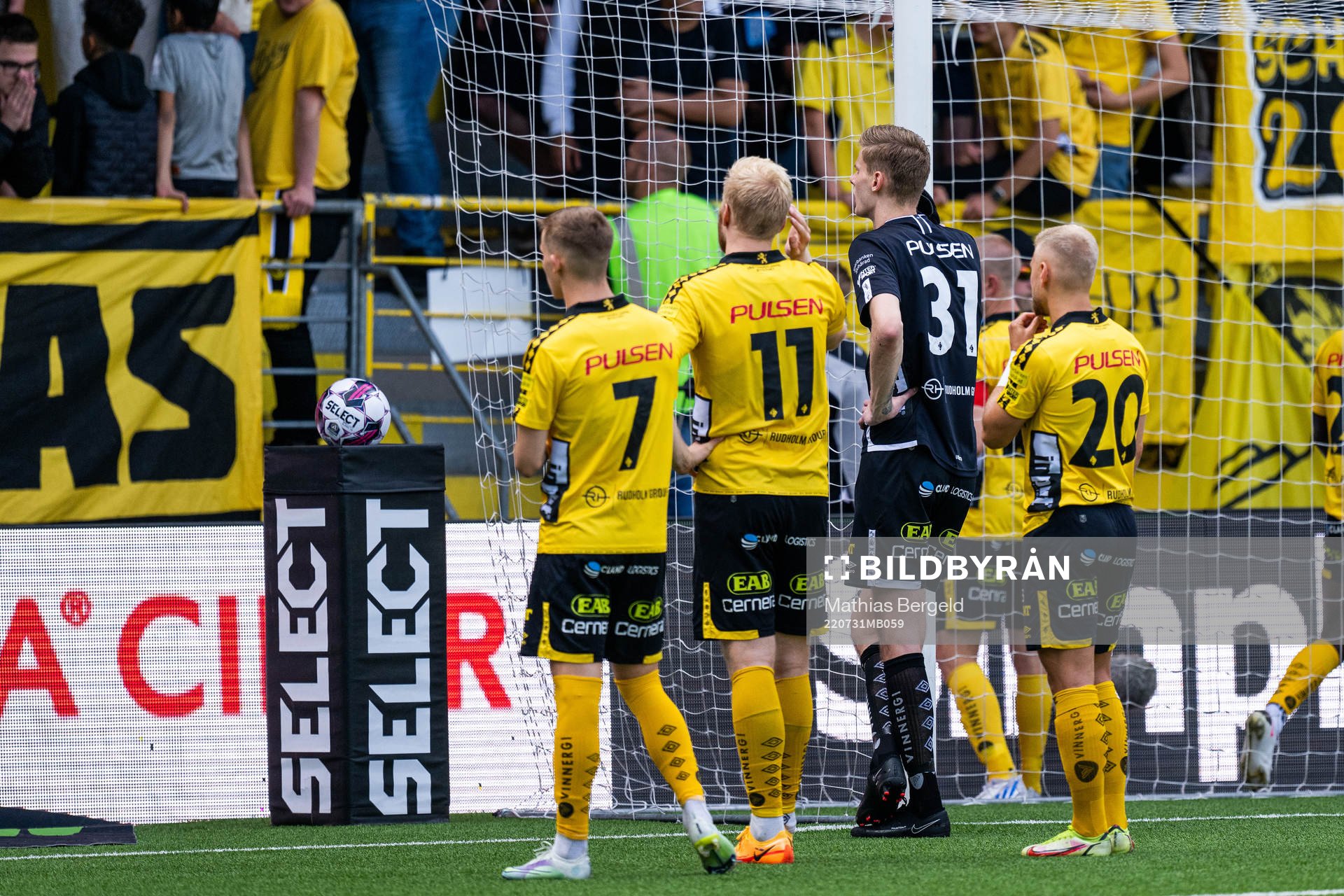 Elfsborgs Jacob Ondrejka, målvakt Tim Rönning och Simon