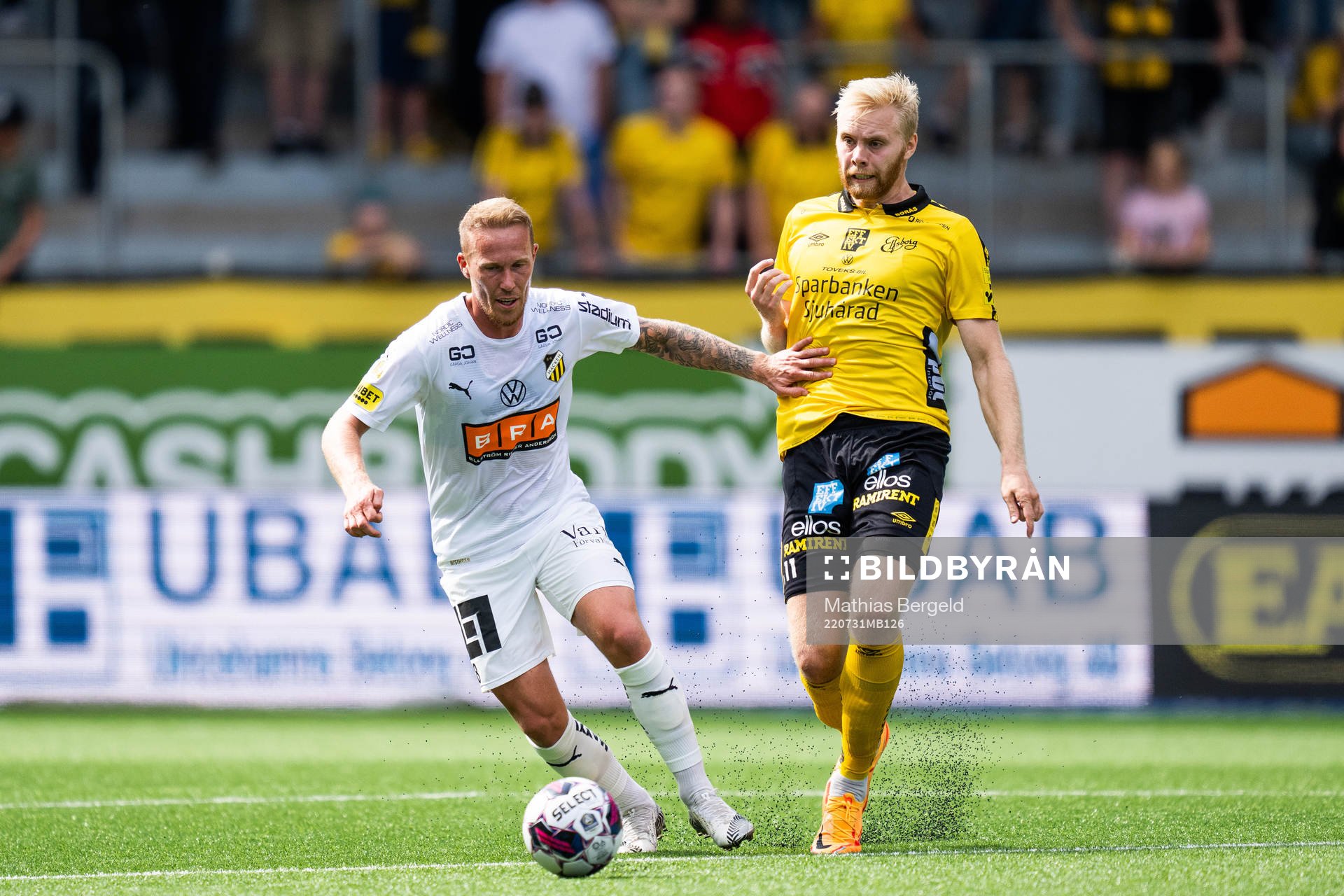 Häckens Mikkel Rygaard Jensen och Elfsborgs Sveinn