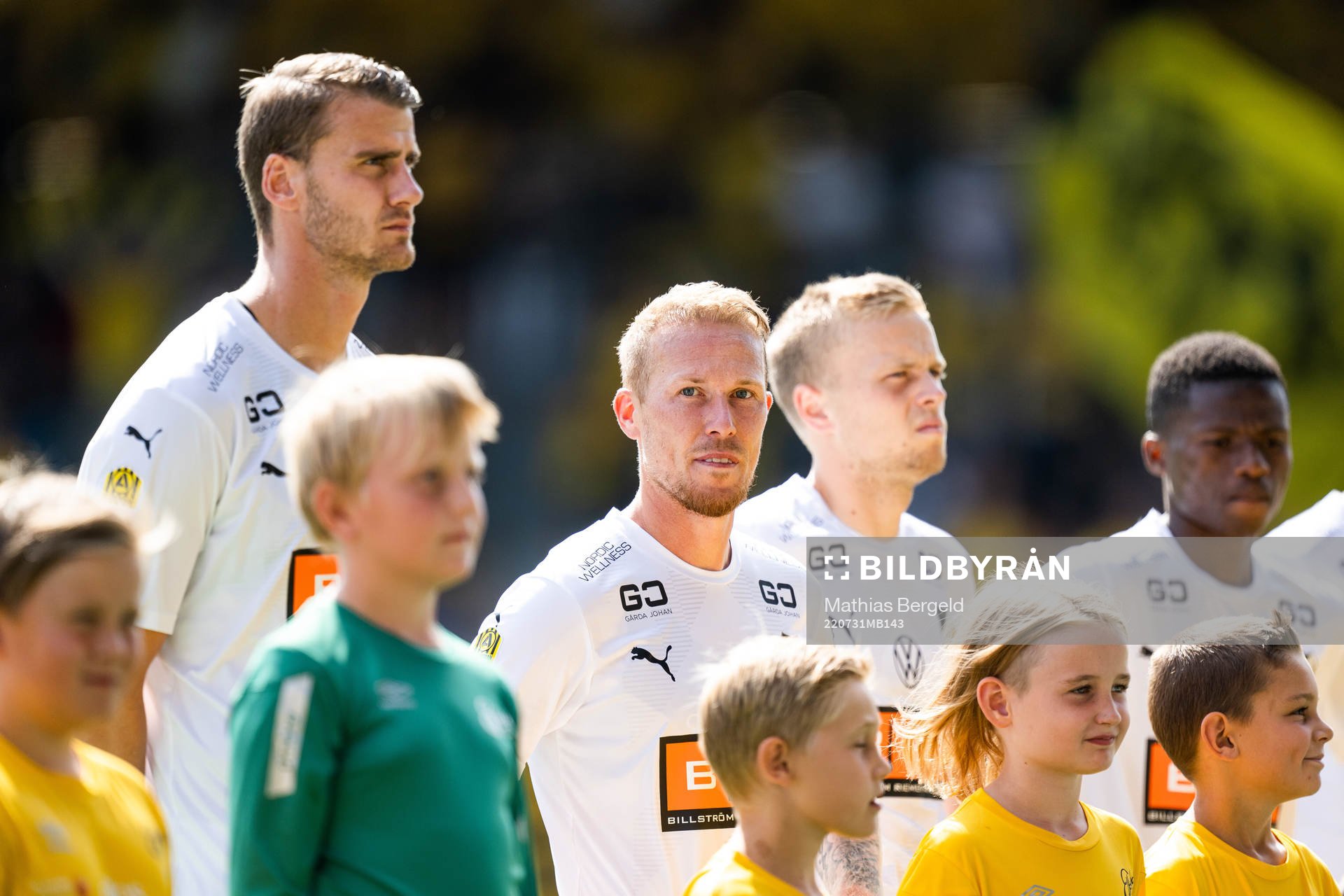 Häckens Mikkel Rygaard Jensen vid line up