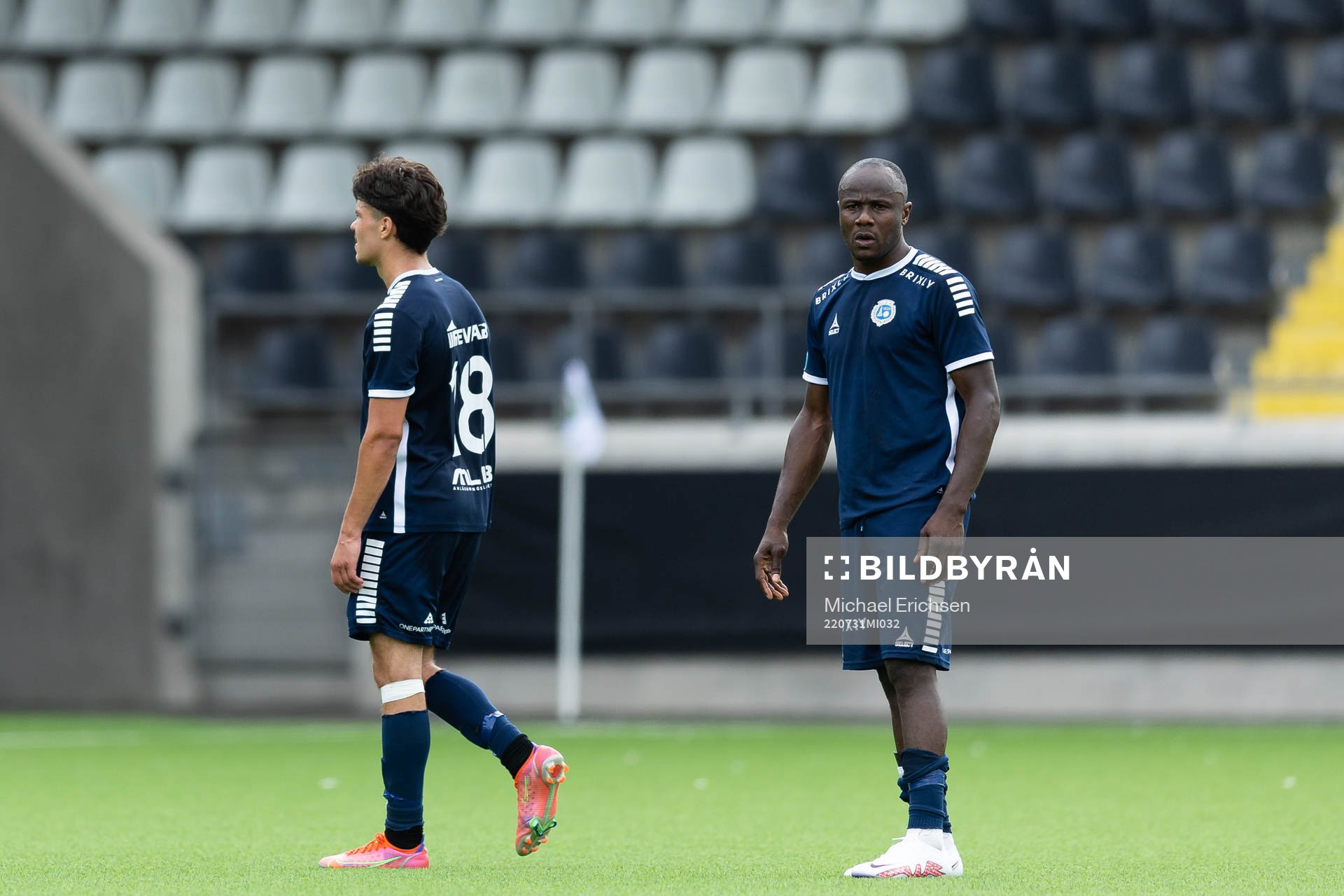 Utsiktens William Milovanovic och Nsima Peter deppar