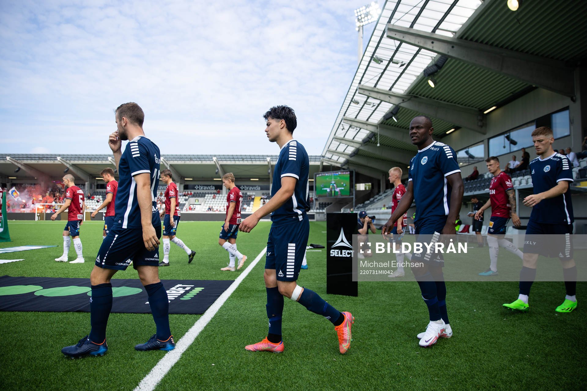 Utsiktens Erik Gunnarsson, William Milovanovic och Nsima