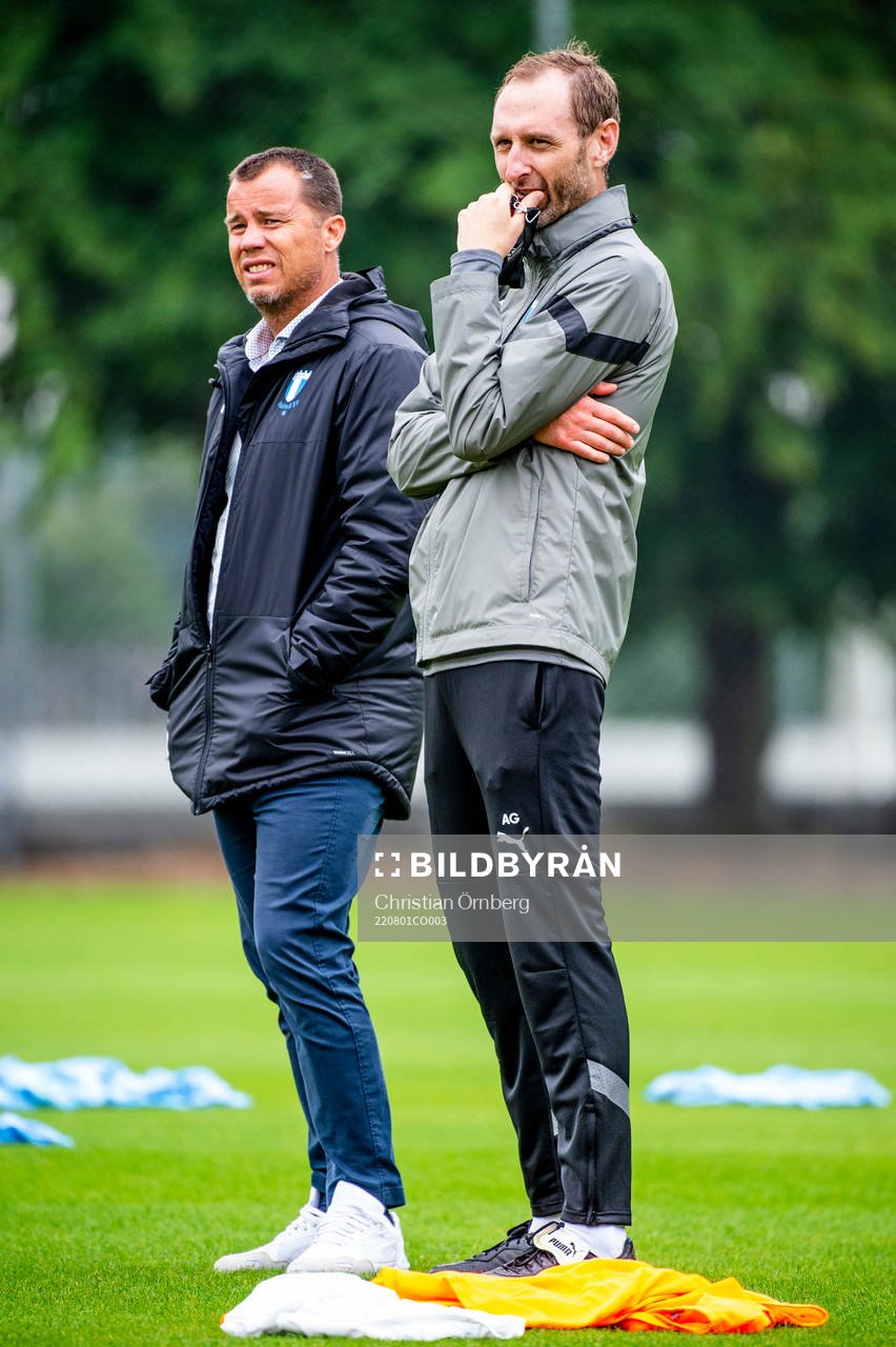 Head of sports, Daniel Andersson och sportchef och tränare