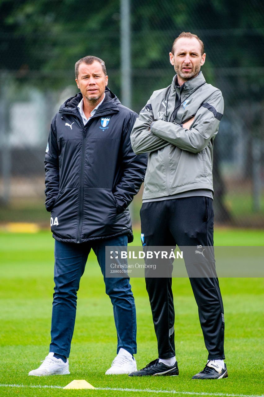Head of sports, Daniel Andersson och sportchef och tränare