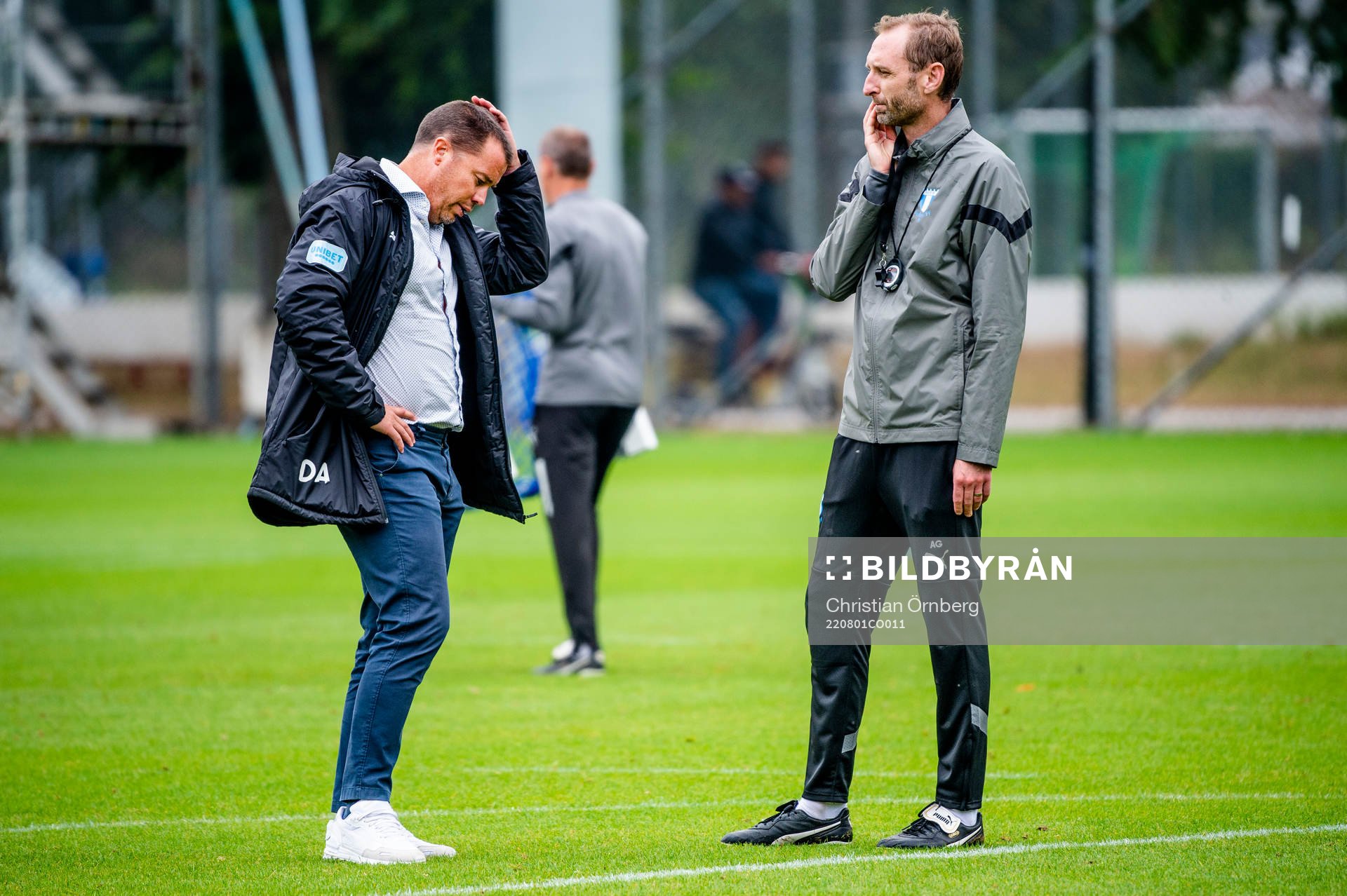 Sportchef och tränare Andreas Georgson och head of sports,