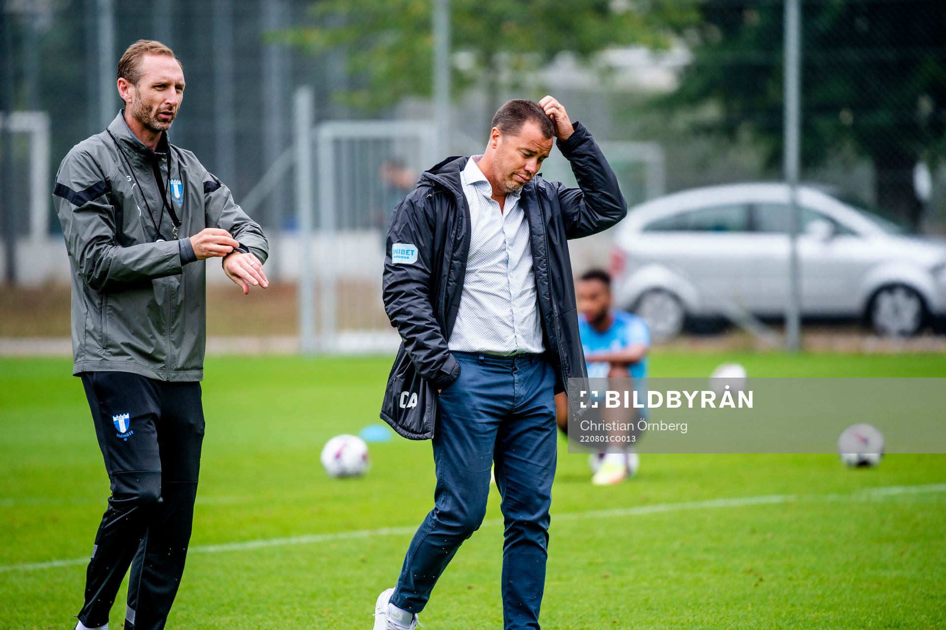 Sportchef och tränare Andreas Georgson och head of sports,