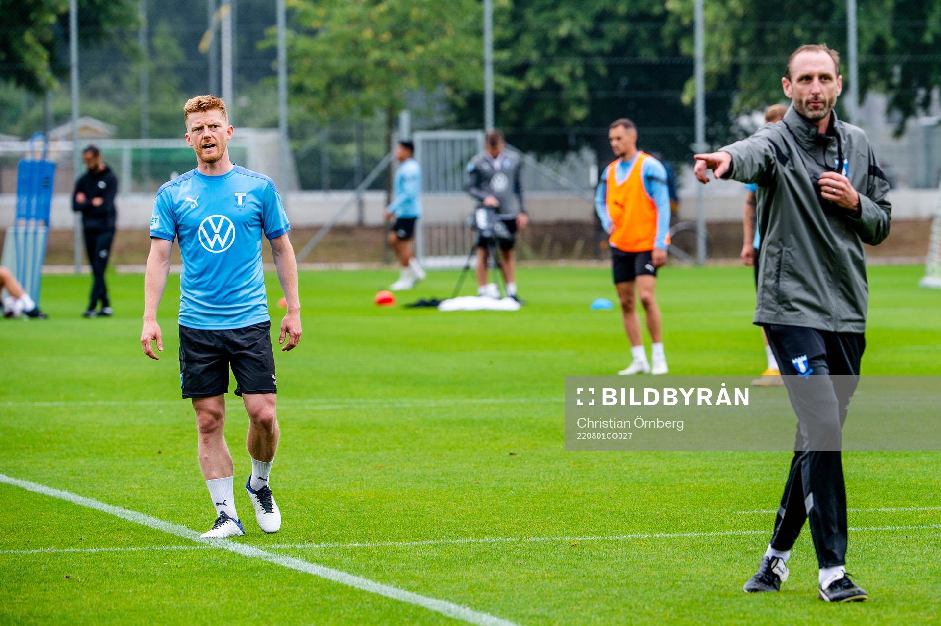Anders Christiansen och sportchef och tränare Andreas