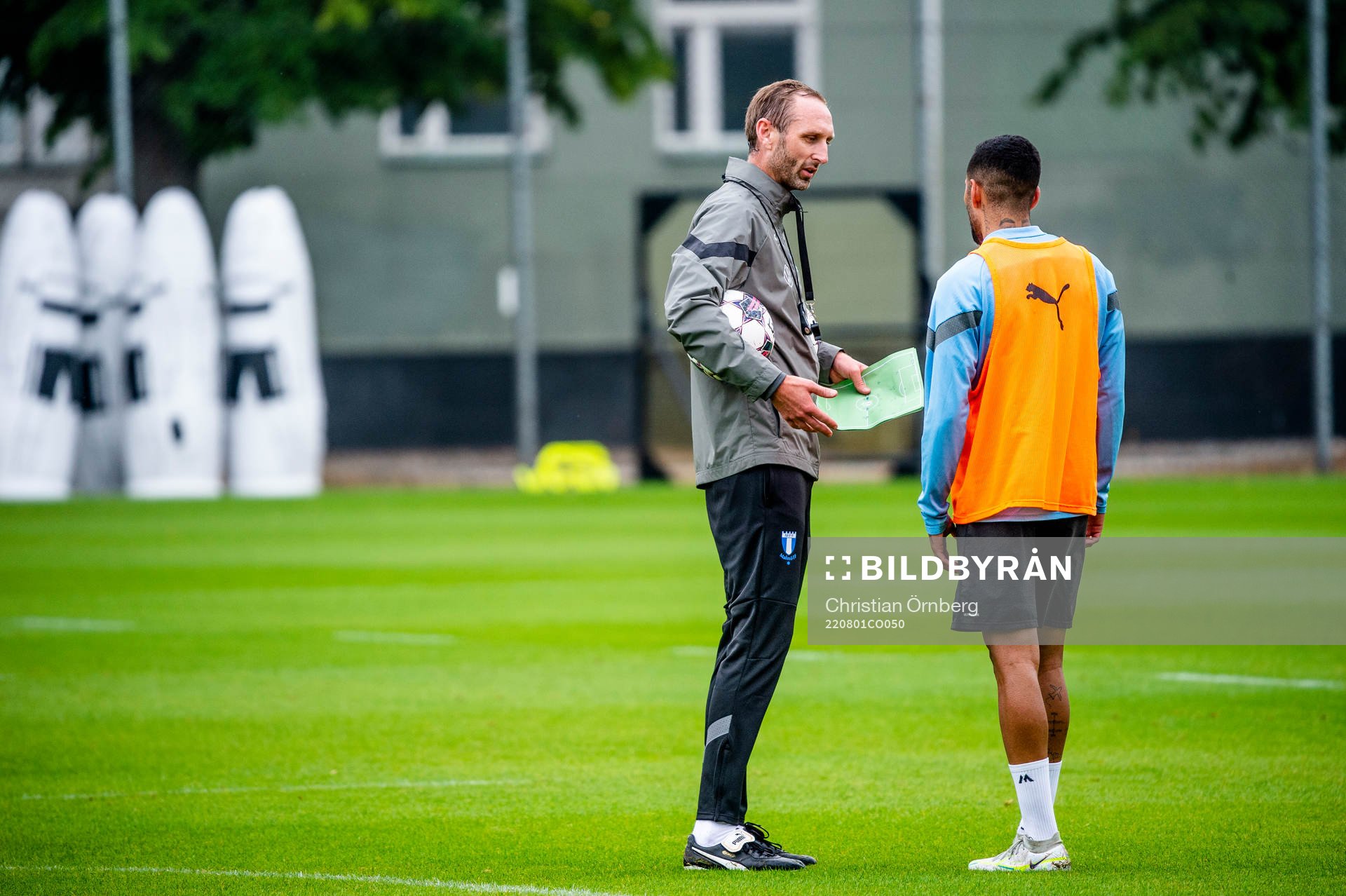 Sportchef och tränare Andreas Georgson och Sergio Pena