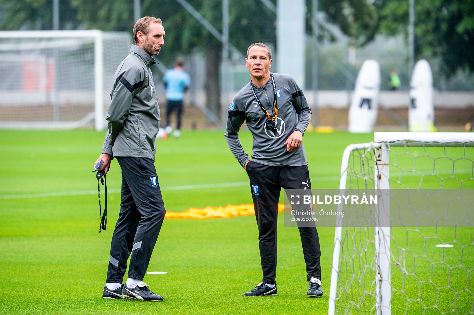 Sportchef och tränare Andreas Georgson och assisterande
