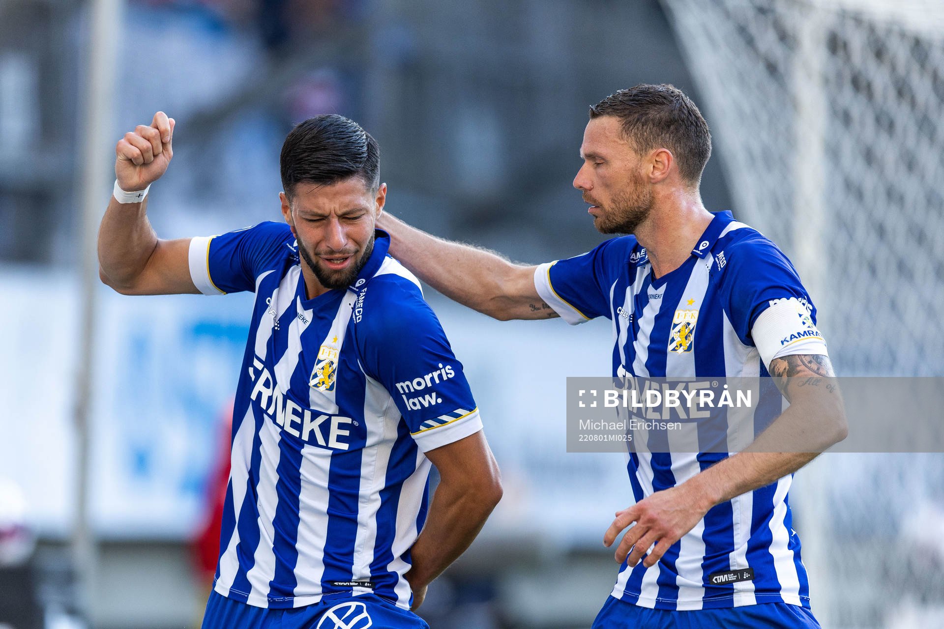 IFK Göteborgs Kevin Yakob jublar