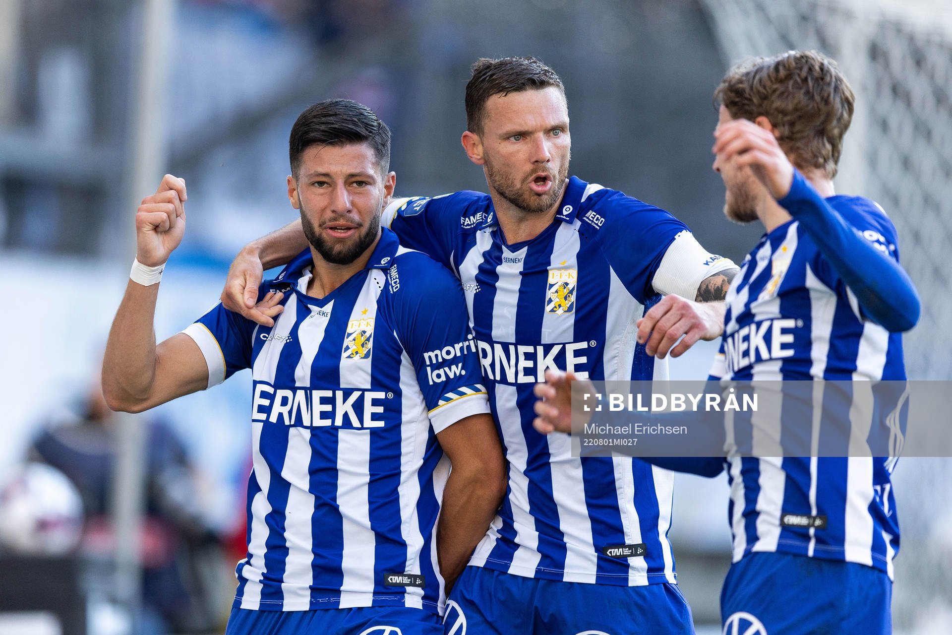 IFK Göteborgs Kevin Yakob och Marcus Berg