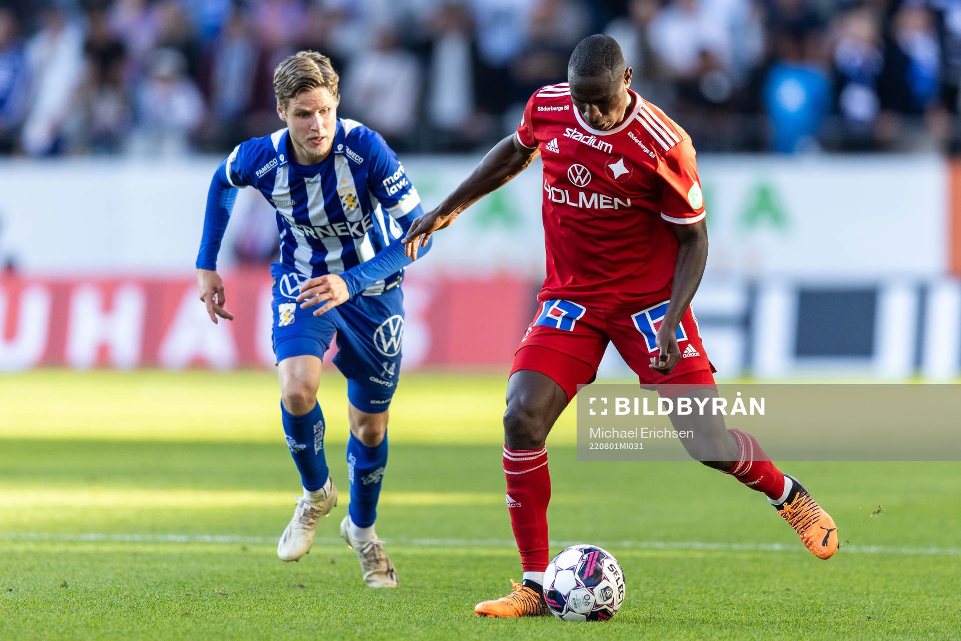 IFK Göteborgs Gustaf Norlin och IFK Norrköpings Godswill
