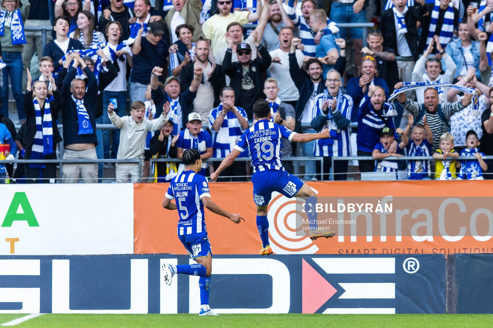 IFK Göteborgs Hussein Carneil jublar