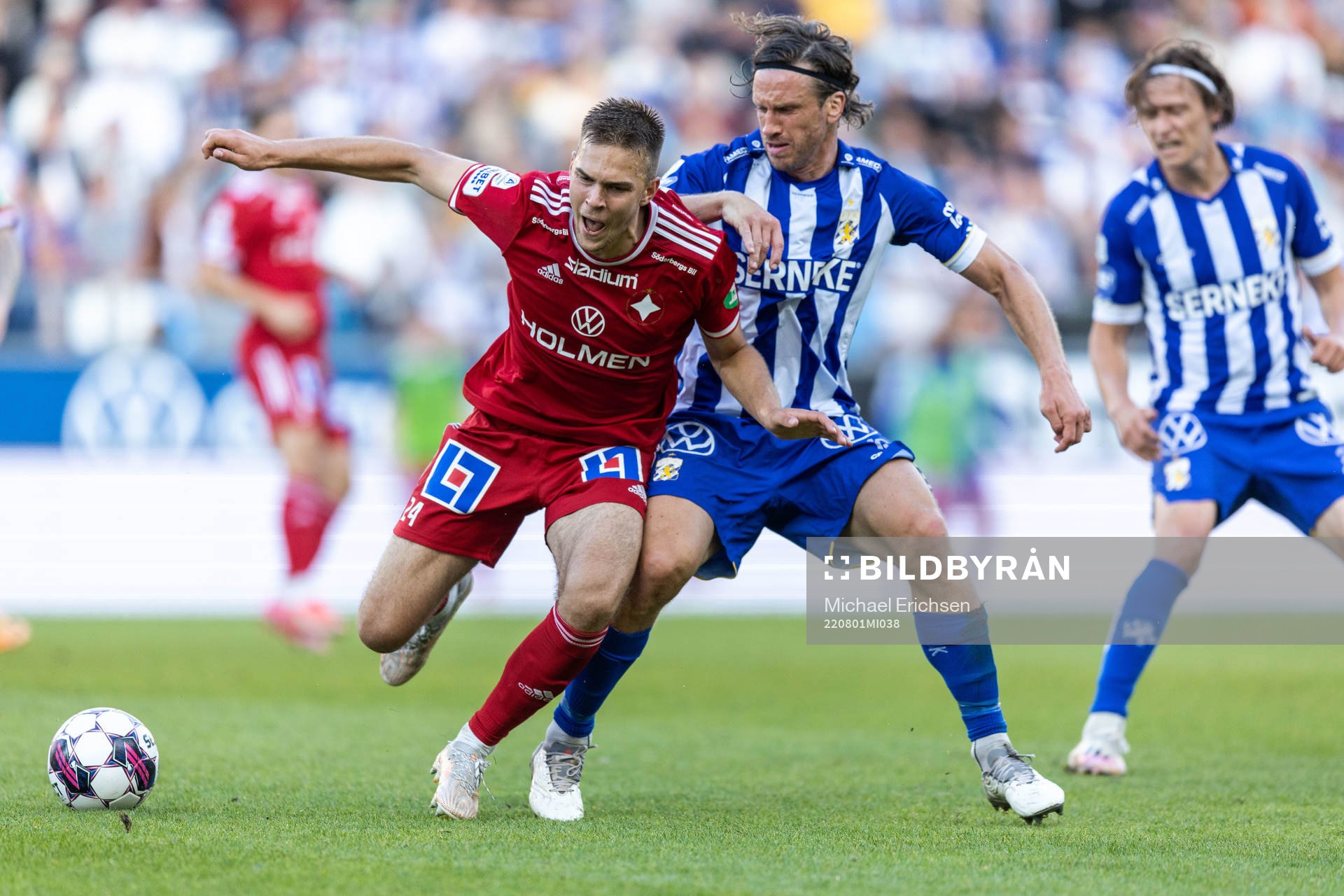 IFK Norrköpings Anton Eriksson och IFK Göteborgs Gustav