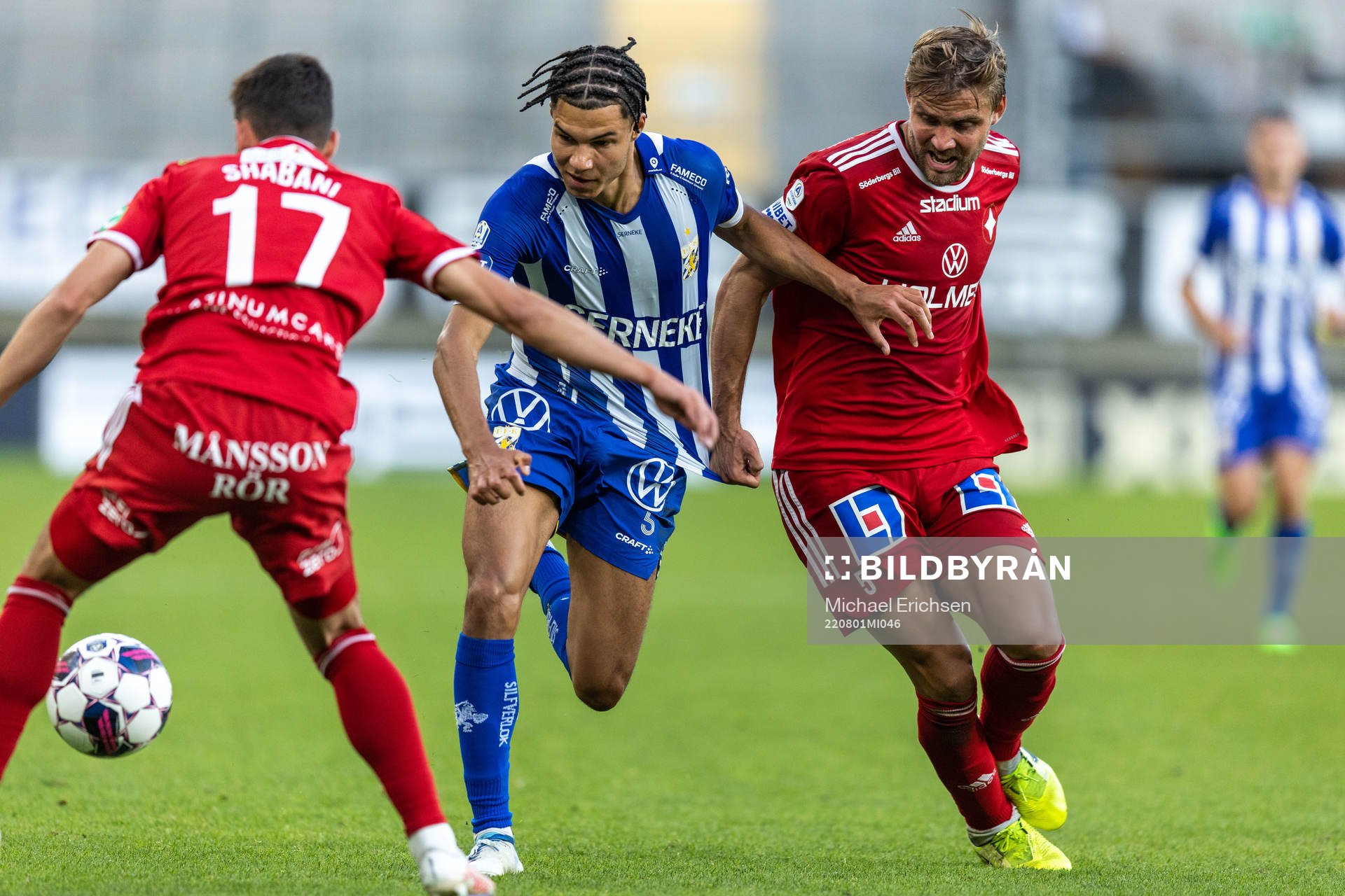 IFK Göteborgs Alexander Jallow och IFK Norrköpings