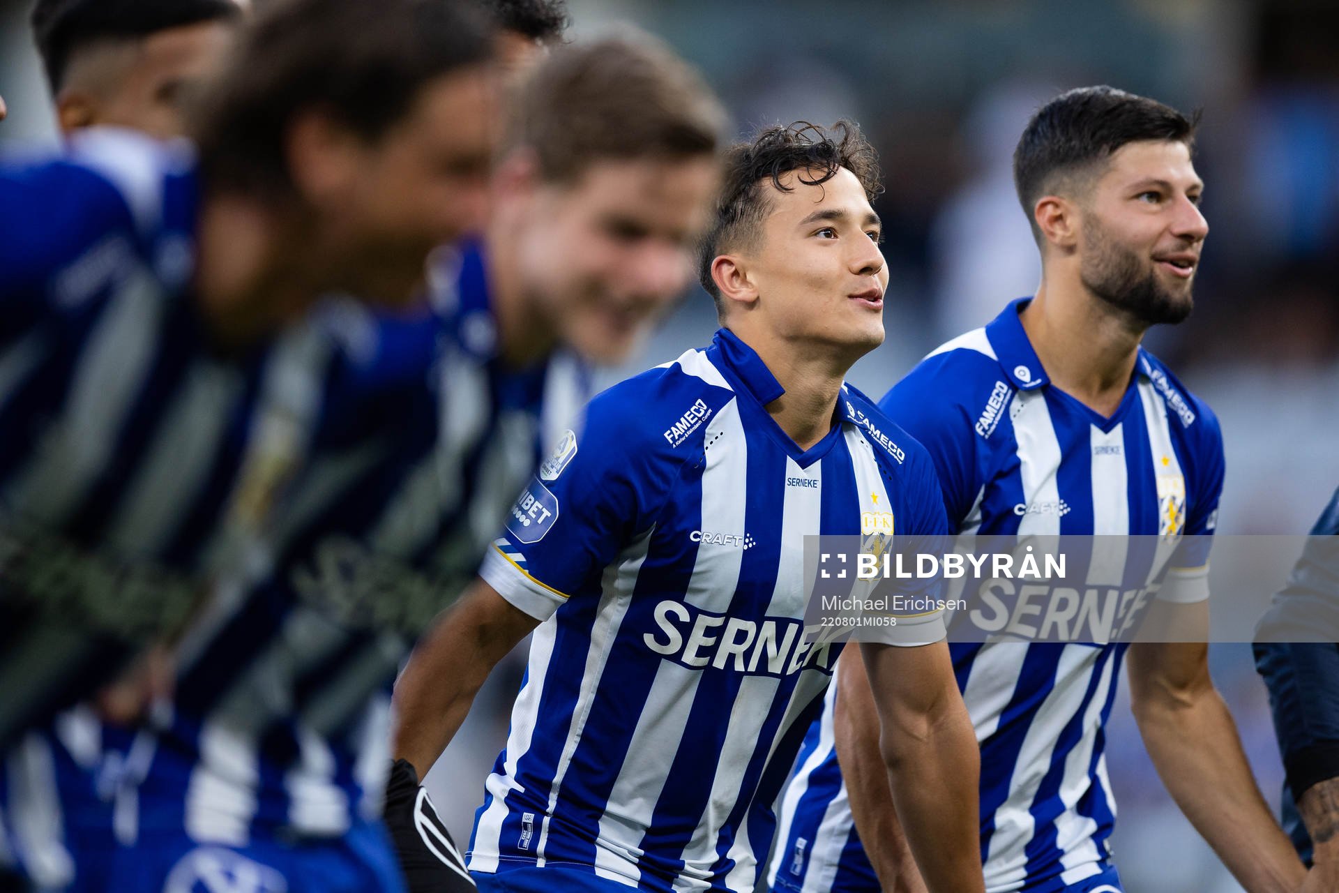 IFK Göteborgs Hussein Carneil och Kevin Yakob jublar