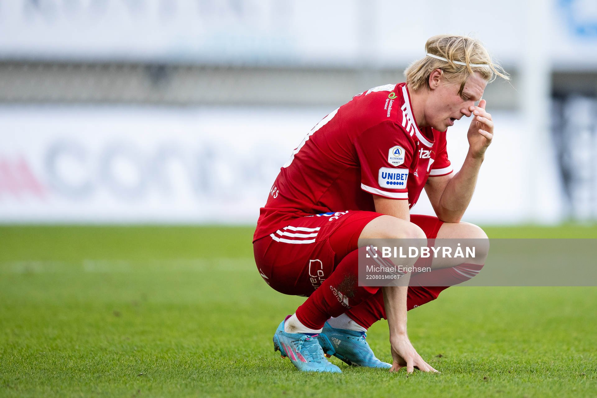 IFK Norrköpings Daniel Fritz Eid deppar