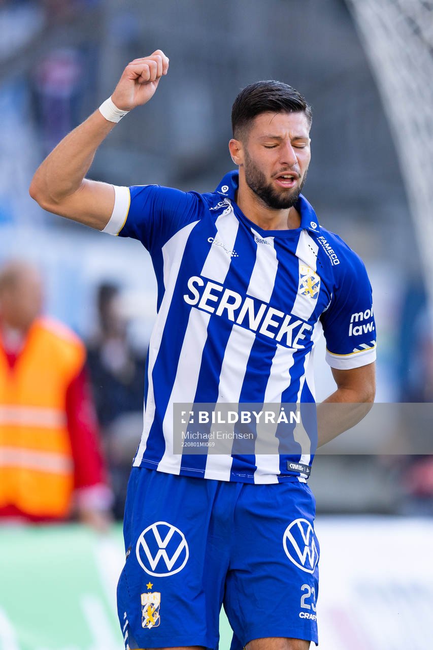 IFK Göteborgs Kevin Yakob jublar