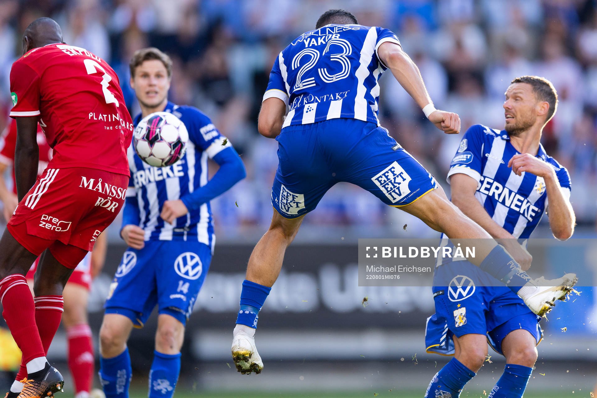IFK Göteborgs Kevin Yakob nickar in 1-0