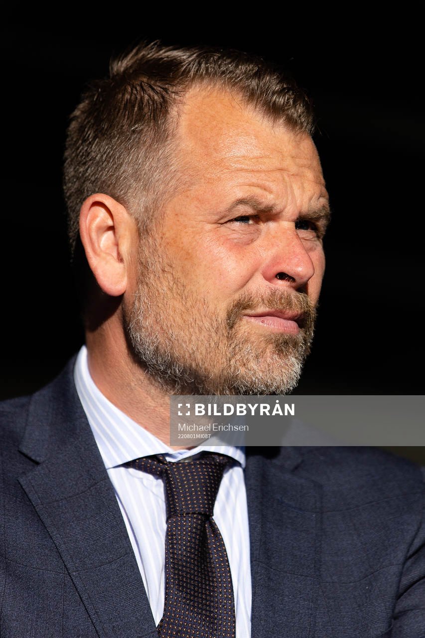 IFK Göteborgs tränare Mikael Stahre innan