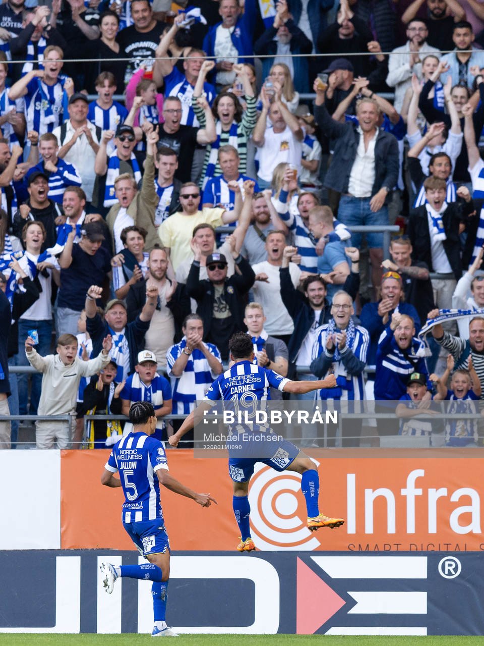 IFK Göteborgs Hussein Carneil jublar
