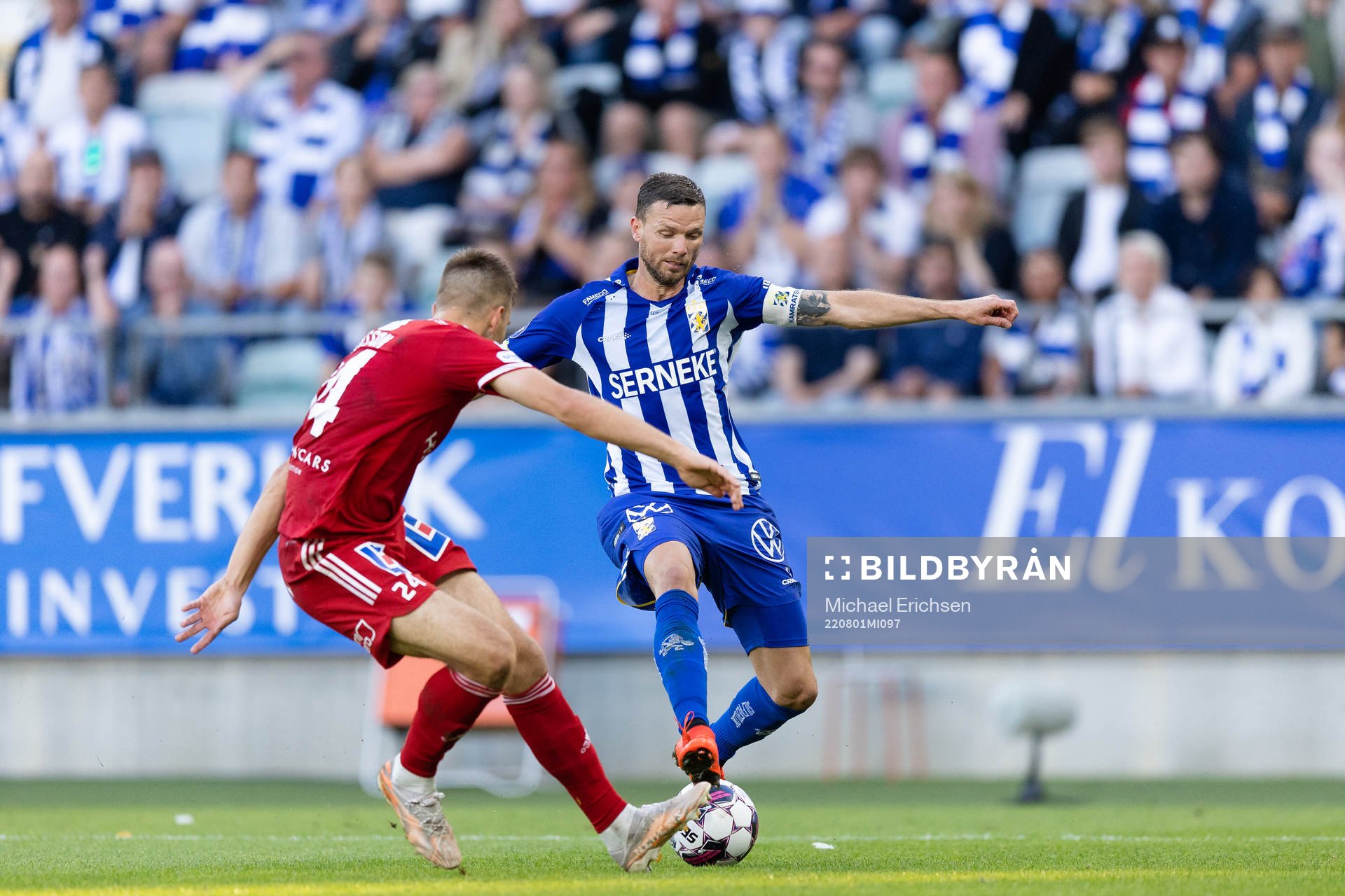 IFK Norrköpings Anton Eriksson och IFK Göteborgs Marcus