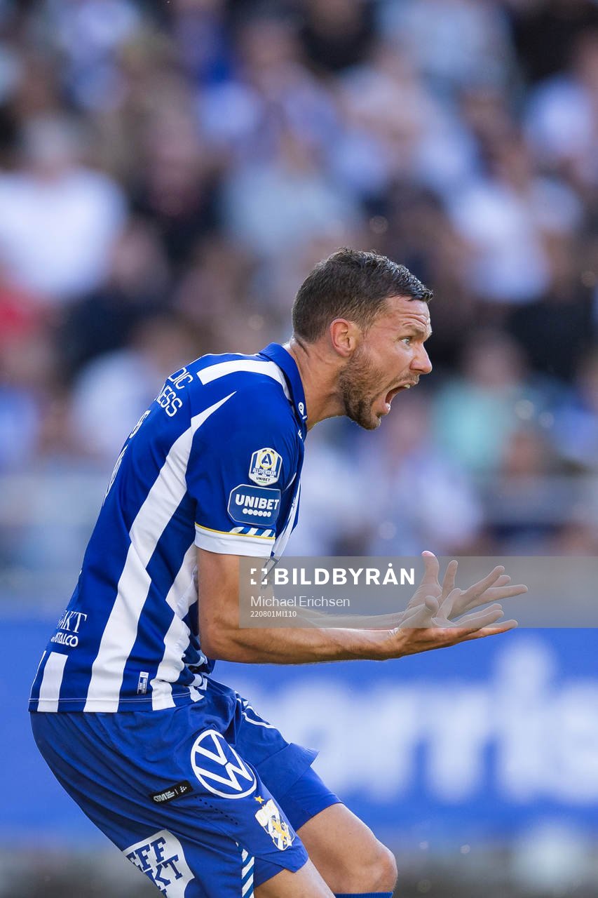 IFK Göteborgs Marcus Berg reagerar