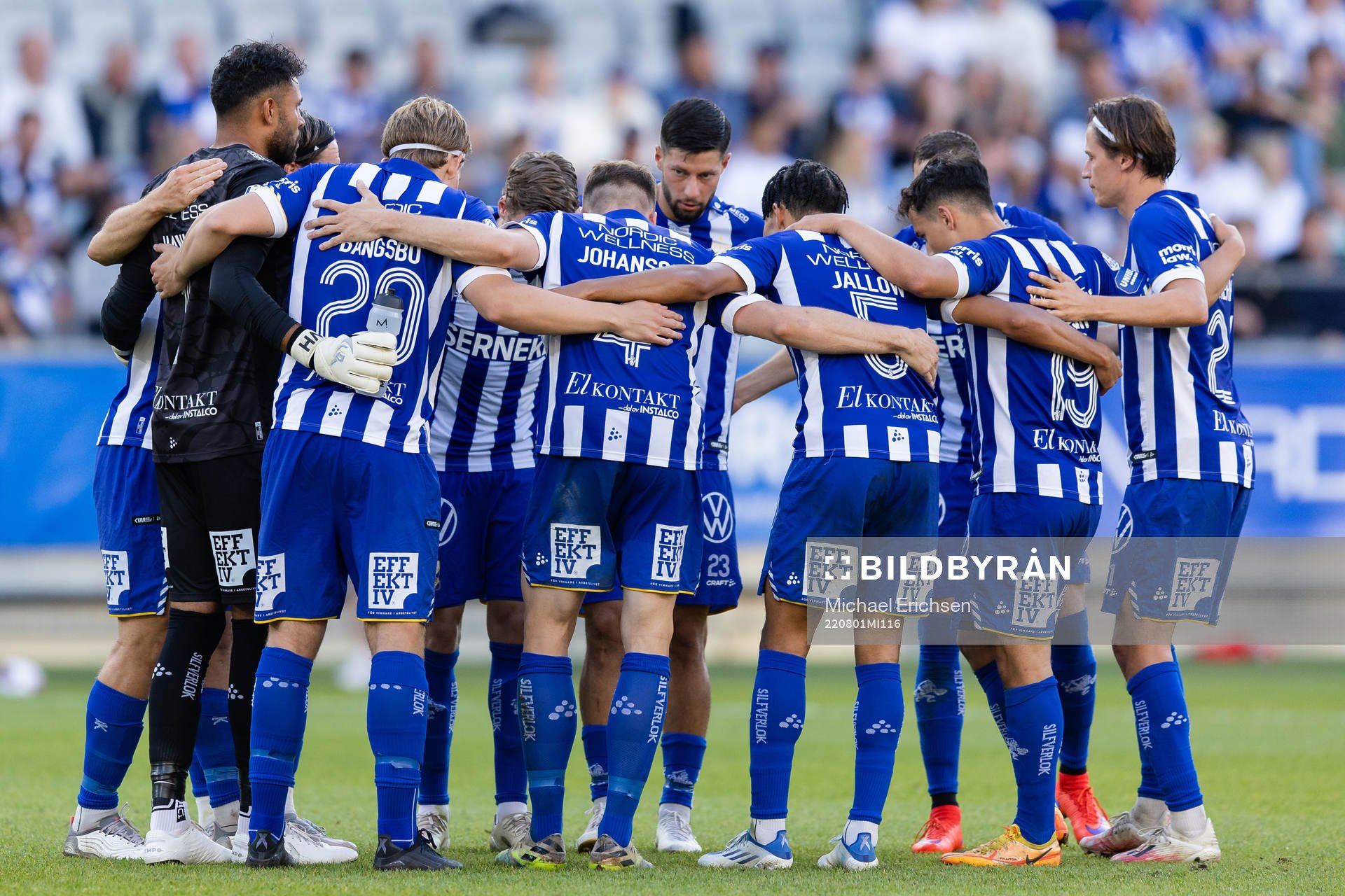 IFK Göteborg samlade innan andra halvleken av