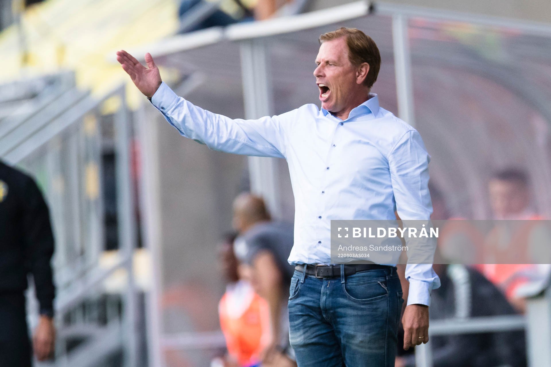Brommapojkarnas tränare Christer Mattiasson