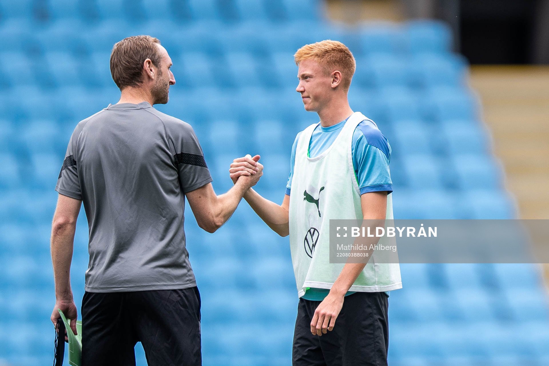 Andreas Georgson, head coach and sport director and Hugo