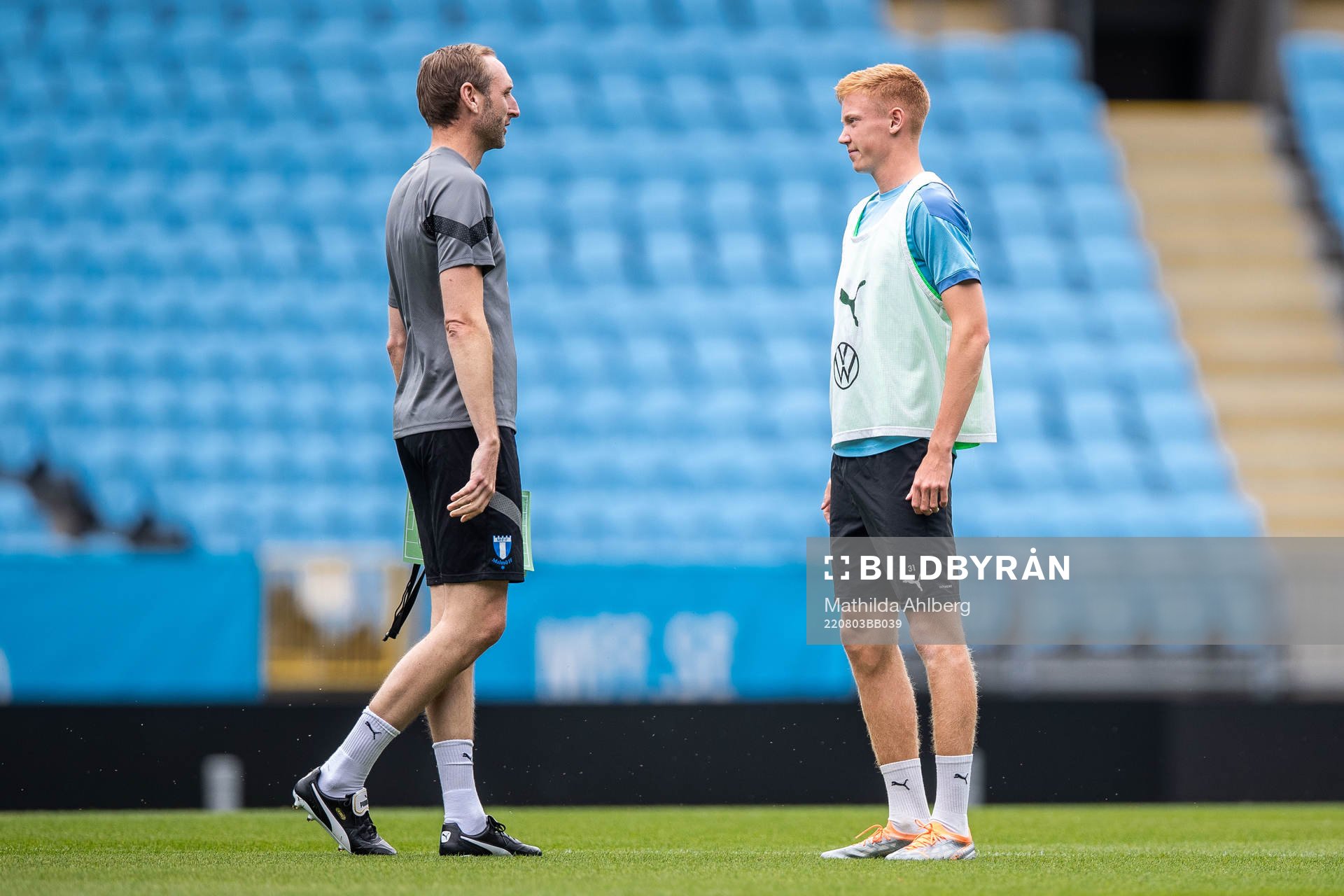 Andreas Georgson, head coach and sport director and Hugo
