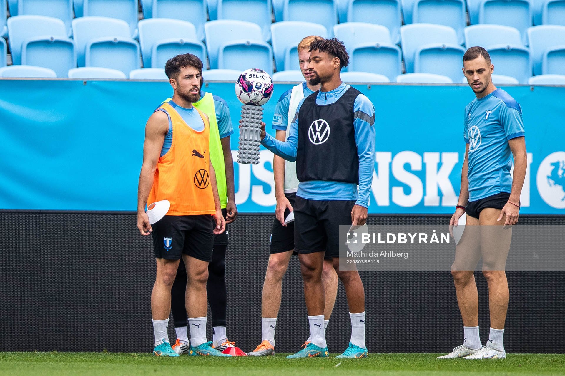 Moustafa Zeidan, Joseph Ceesay and Veljko Birmancevic