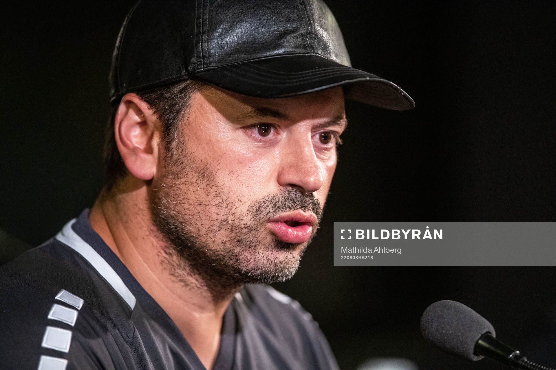 Carlos Fangueiro, head coach during a Press conference with Diddeleng on August 3, 2022 in Malmö. 