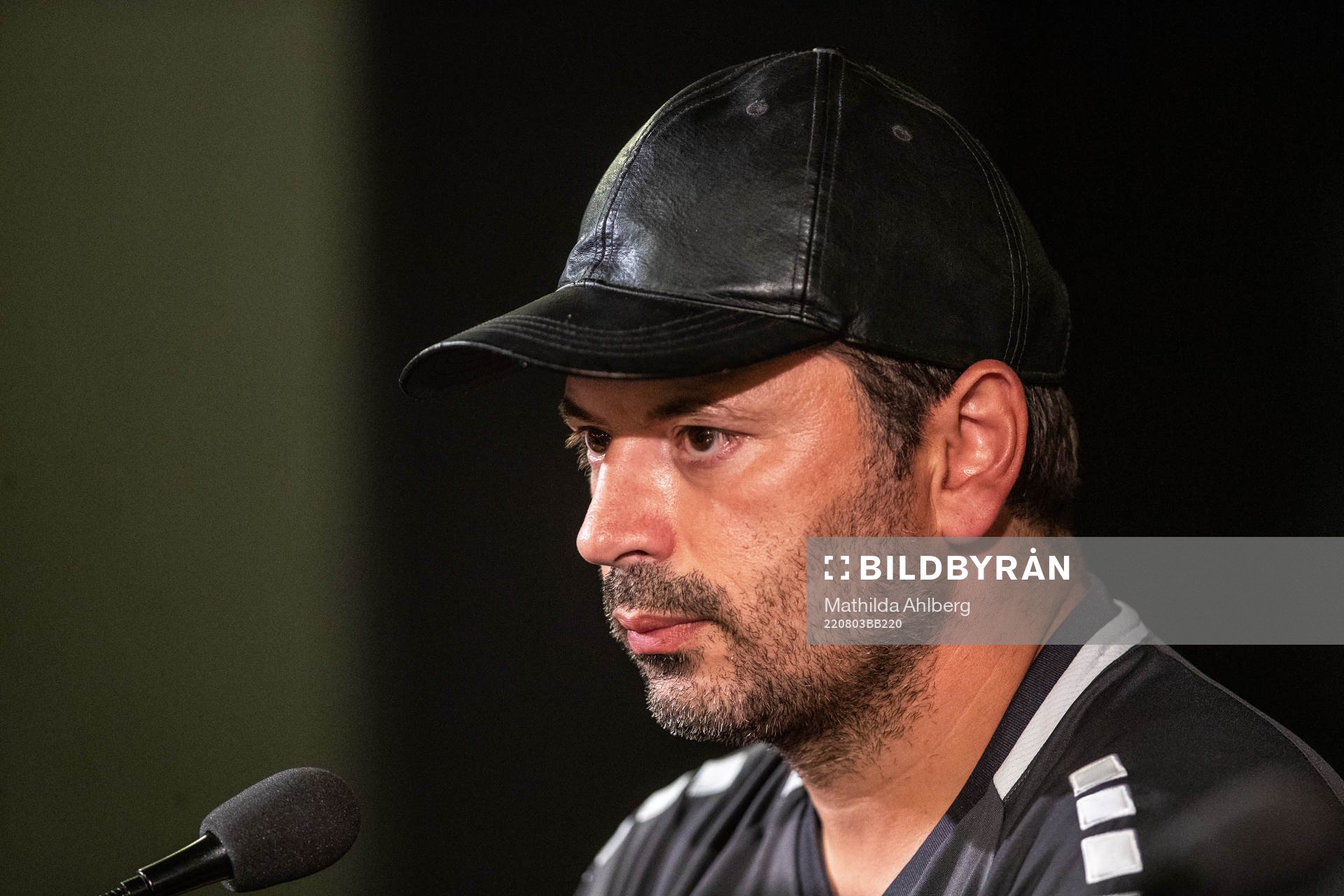 Carlos Fangueiro, head coach during a Press conference with Diddeleng on August 3, 2022 in Malmö. 