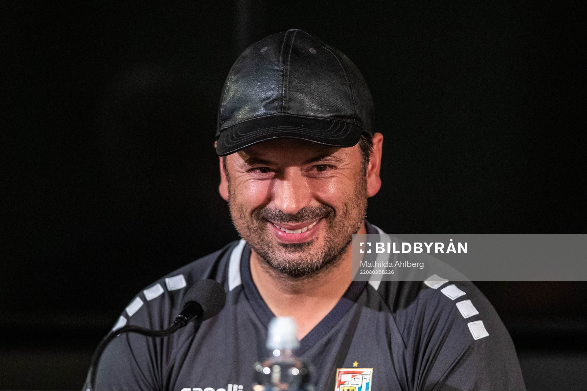 Carlos Fangueiro, head coach during a Press conference with Diddeleng on August 3, 2022 in Malmö. 