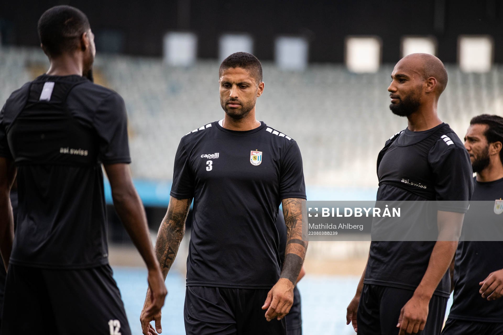 Manuel da Costa during a training session with Diddeleng on August 3, 2022 in Malmö. 