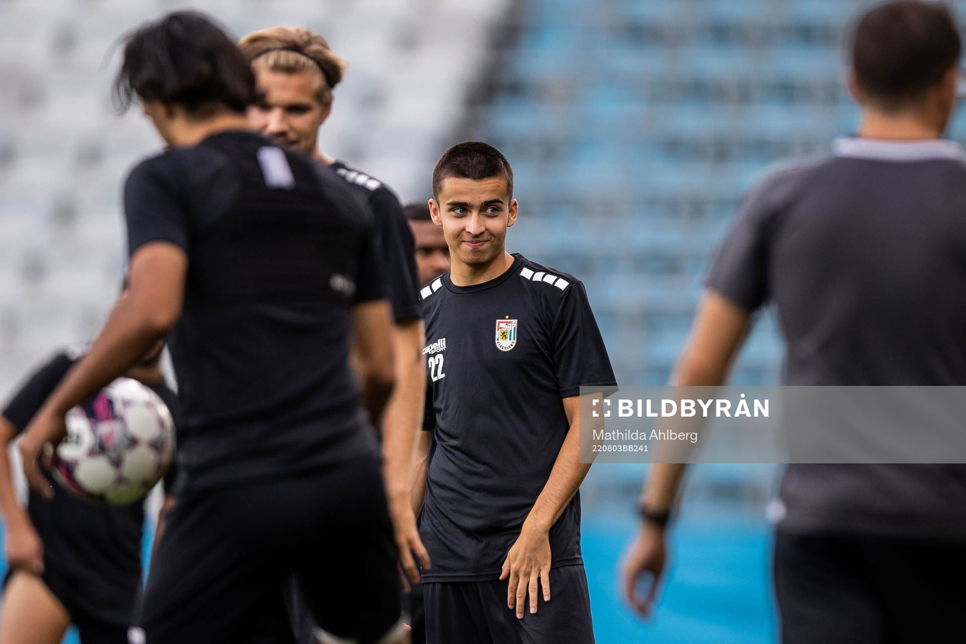 Hugo Antunes during a training session with Diddeleng on August 3, 2022 in Malmö. 