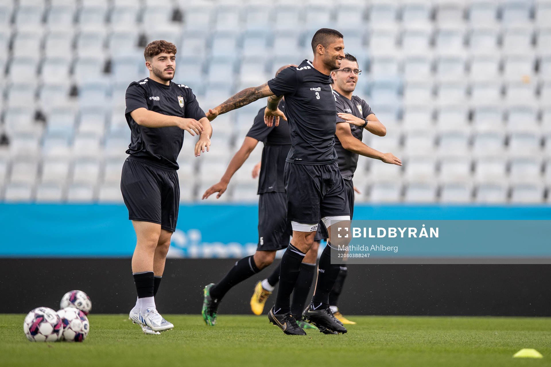Manuel da Costa during a training session with Diddeleng on August 3, 2022 in Malmö. 