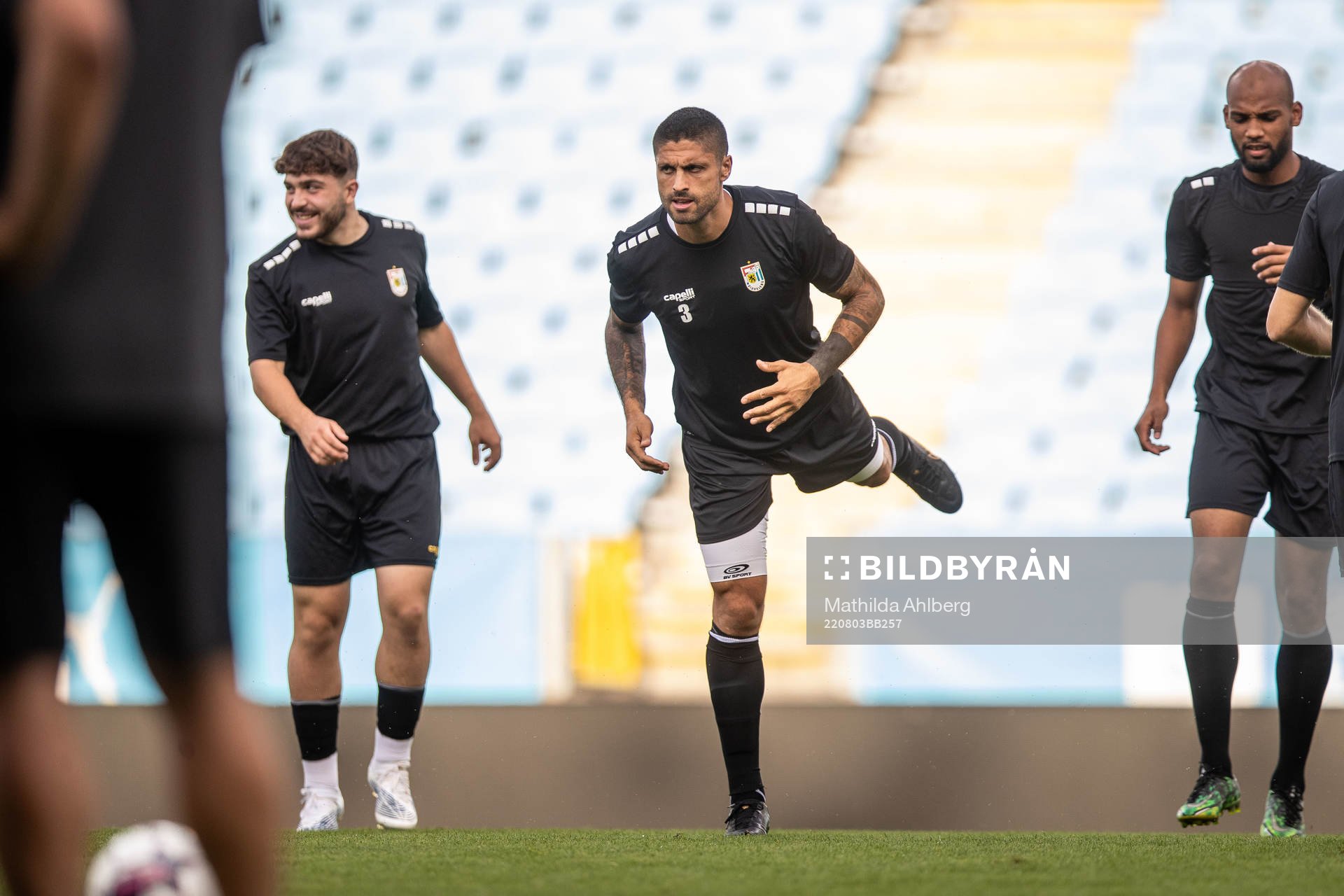Manuel da Costa during a training session with Diddeleng on August 3, 2022 in Malmö. 