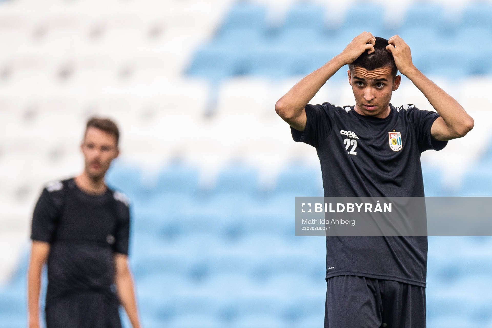 Hugo Antunes during a training session with Diddeleng on August 3, 2022 in Malmö. 