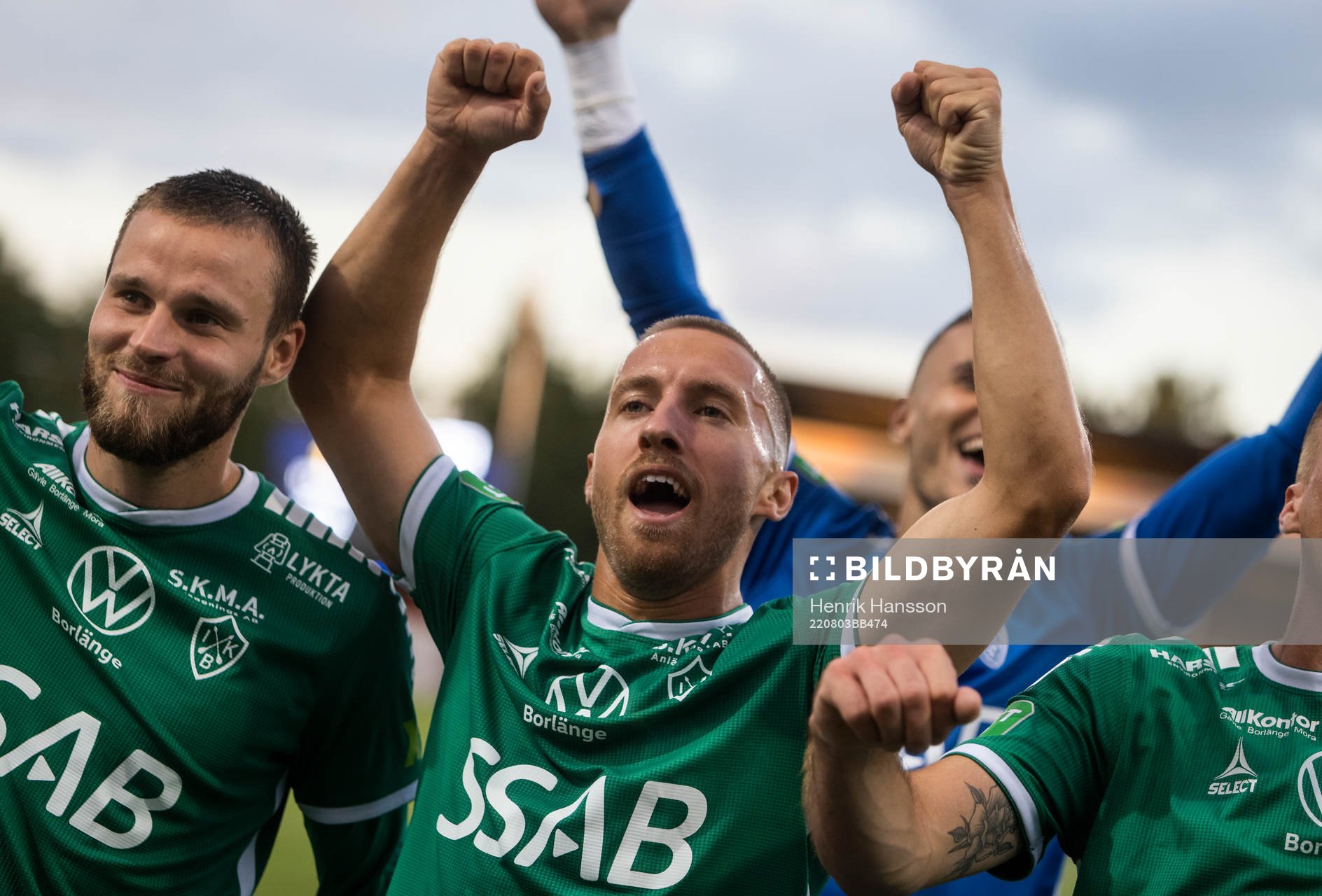 Brages Niklas Söderberg och Jacob Stensson jublar